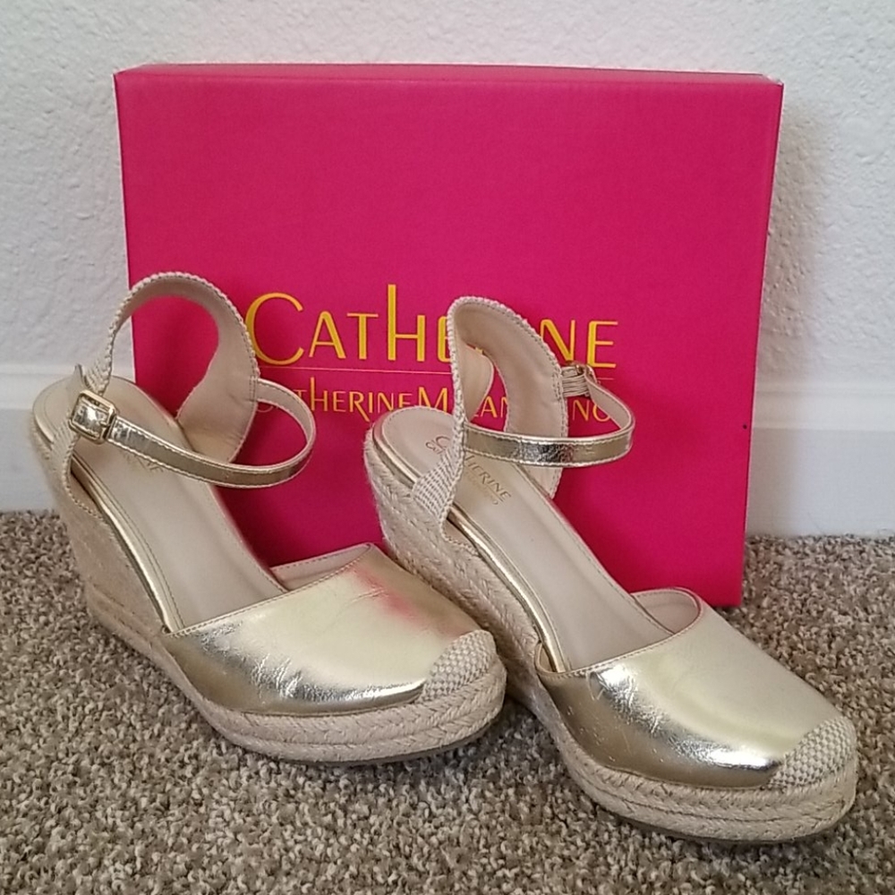Gold Platform Heels